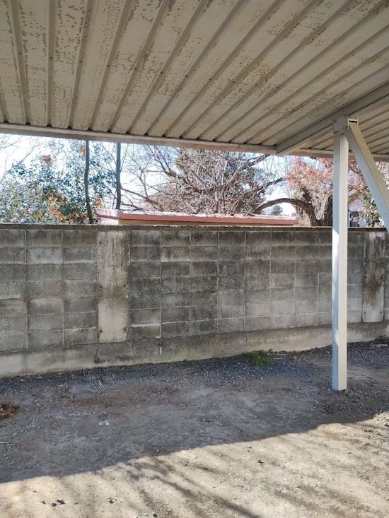 工事前　群馬県伊勢崎市のお客様の物置設置工事