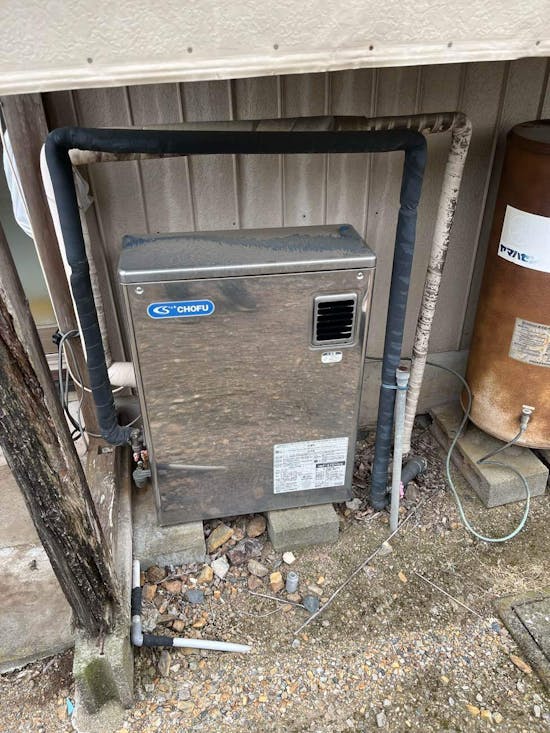 工事前　埼玉県羽生市のお客様の石油給湯器交換工事