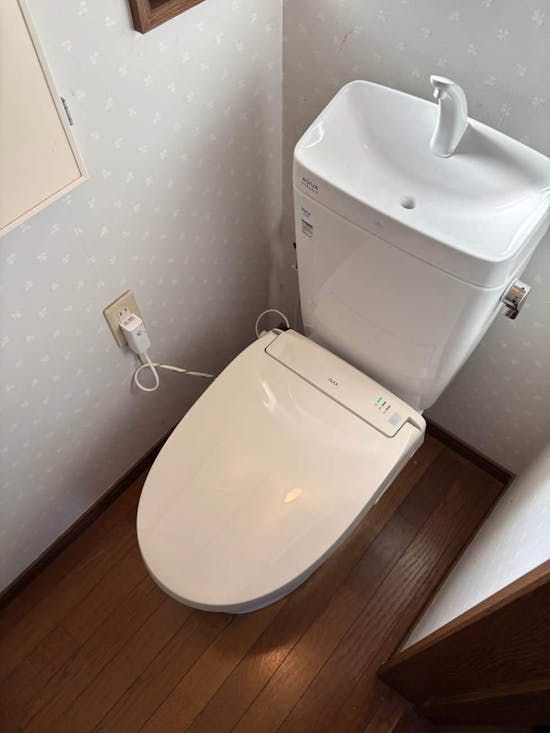 工事後　茨城県稲敷市のお客様の便器交換工事