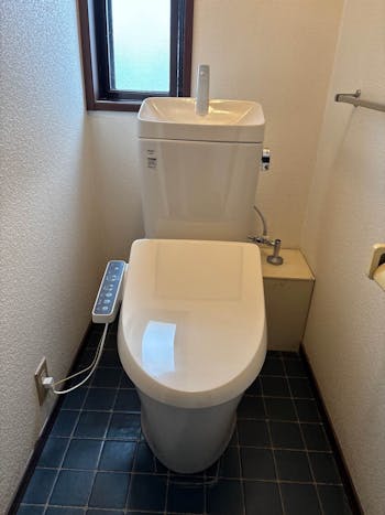 群馬県佐波郡のお客様のトイレ交換工事