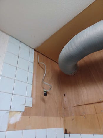 東京都八王子市のお客様のビルコン、レンジフード工事　具体的な工事内容1