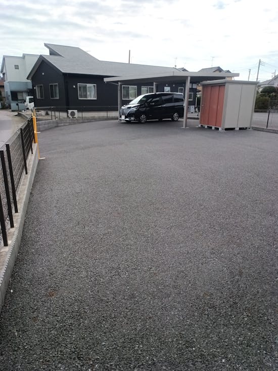 工事後　千葉県のお客様のカーポート・物置工事
