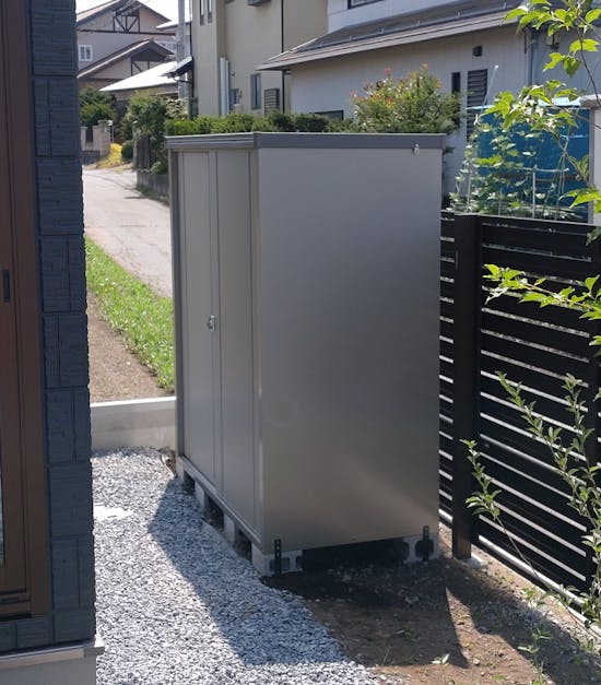 工事後　佐久市のお客様の物置・倉庫工事