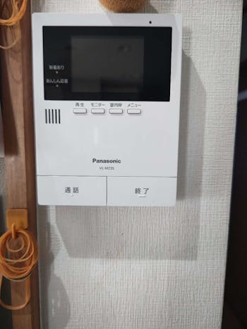 福島県いわき市のお客様のＴＶインターホン工事
