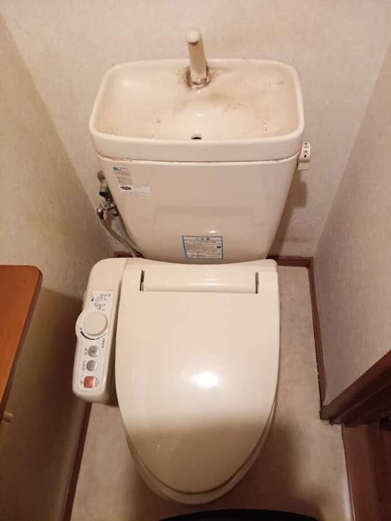 工事前　東京都小金井市のお客様のトイレ交換工事