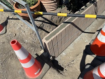 前橋市のお客様のブロック塀修繕工事　具体的な工事内容4