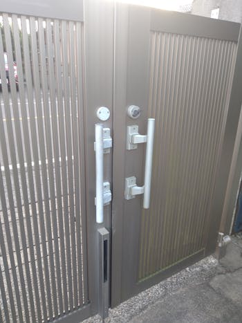 埼玉県のお客様の門扉修理