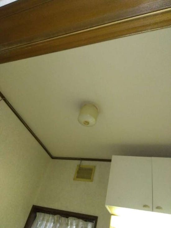 工事前　東京都西多摩郡のお客様の照明取付工事