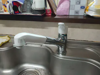 愛知県名古屋市のお客様のキッチン水栓交換工事