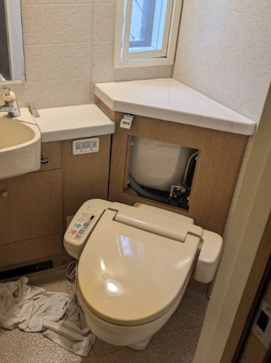 工事前　千葉県のお客様のトイレ交換工事