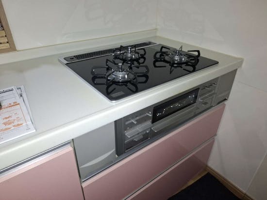 工事後　宮城県大崎市のお客様のビルトインコンロ交換工事