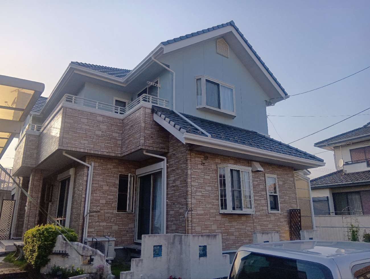 茨城県日立市のお客様の外壁工事 