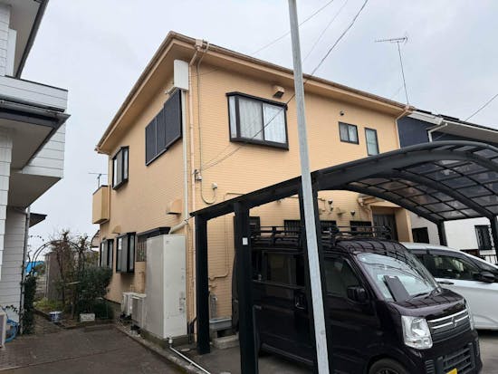 工事前　神奈川県相模原市のお客様の屋根・外壁塗装工事