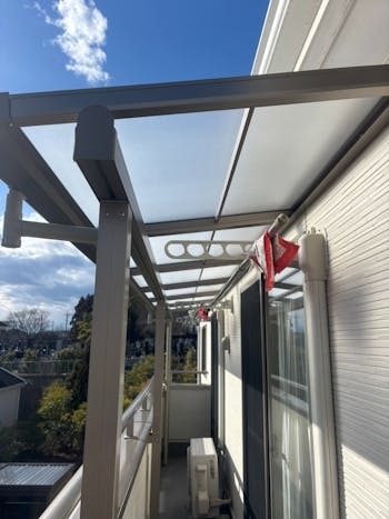 群馬県高崎市のテラス・物置設置工事