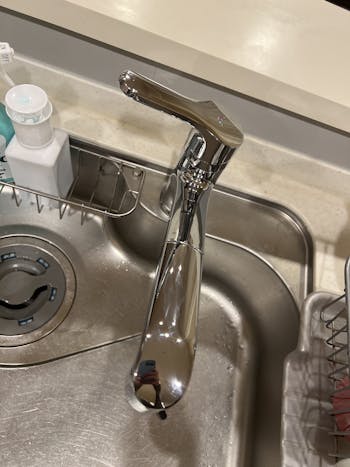 前橋市のお客様のキッチン水栓交換工事