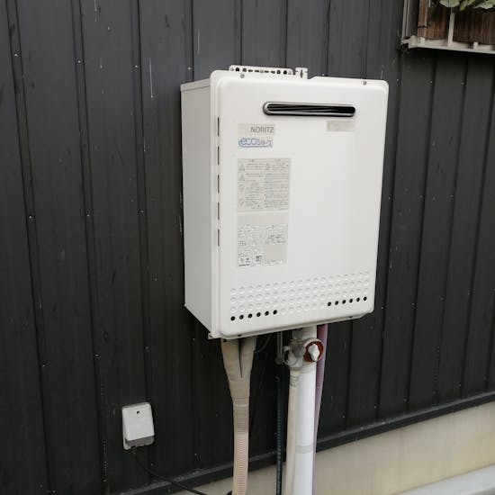 工事前　豊田市のお客様の給湯器工事