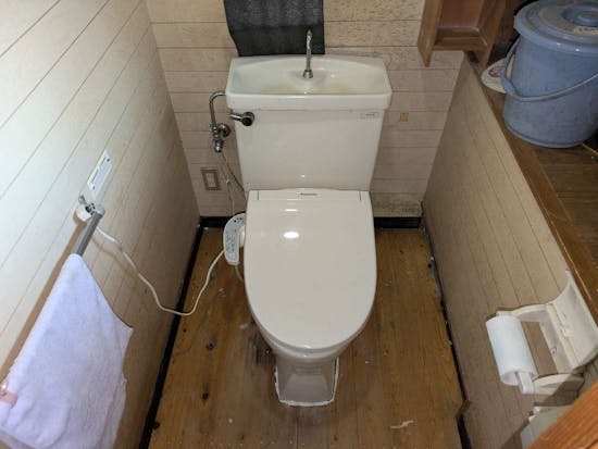 工事前　静岡県浜松市のお客様のトイレ交換工事 