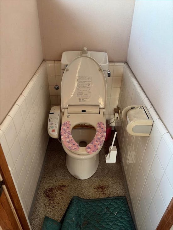 工事前　千葉県茂原市のお客様のトイレ交換工事