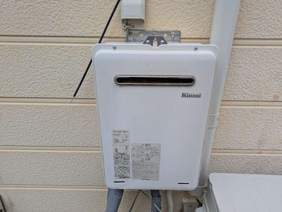 工事前　静岡県磐田市のお客様のガス給湯器交換工事