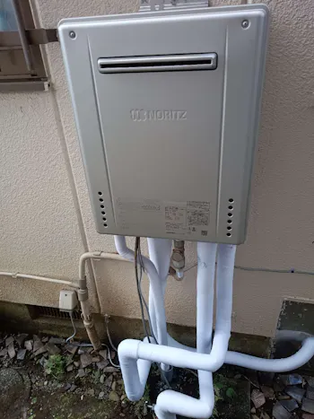 東京都立川市のお客様のガス給湯器交換工事