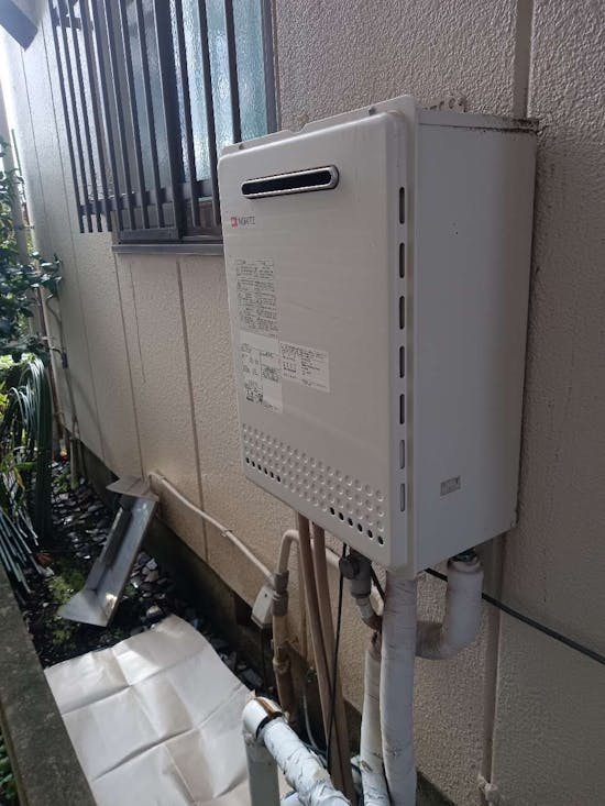 工事前　東京都立川市のお客様のガス給湯器交換工事