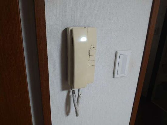 工事前　愛知県名古屋市のお客様のドアホン交換工事