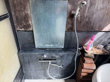 栃木県矢板市のお客様のキッチン・浴室水栓交換工事　具体的な工事内容1