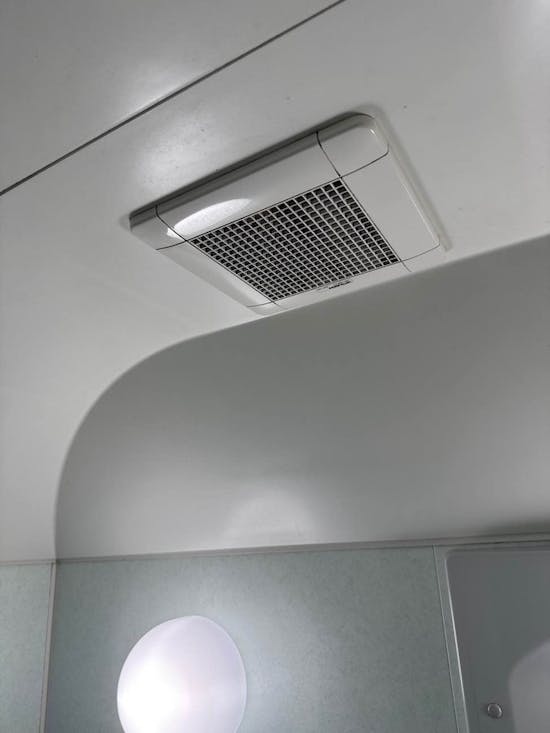 工事前　埼玉県さいたま市のお客様の浴室換気扇交換工事