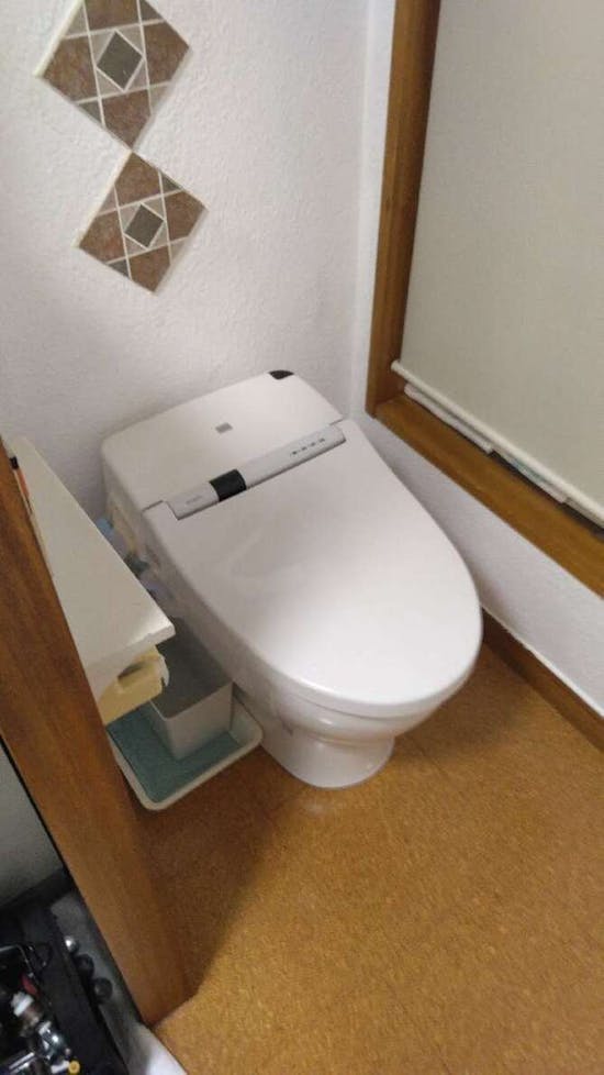 工事前　神奈川県小田原市のお客様のフルオートトイレパック工事