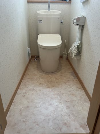 東松山市のお客様の1階・2階トイレ交換工事　具体的な工事内容1