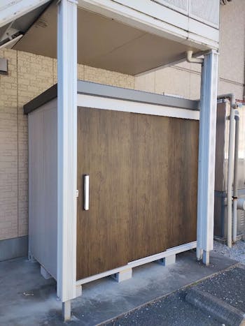 群馬県高崎市のお客様の物置設置工事