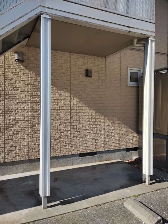 工事前　群馬県高崎市のお客様の物置設置工事