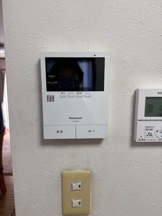 工事後 埼玉県坂戸市のお客様のTVドアホン交換工事