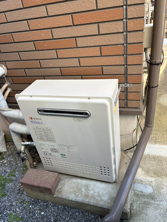 工事前　塩谷郡高根沢町のお客様の給湯器工事