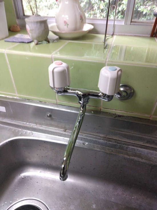 工事後 神奈川県横須賀市のお客様の浴室水栓交換工事