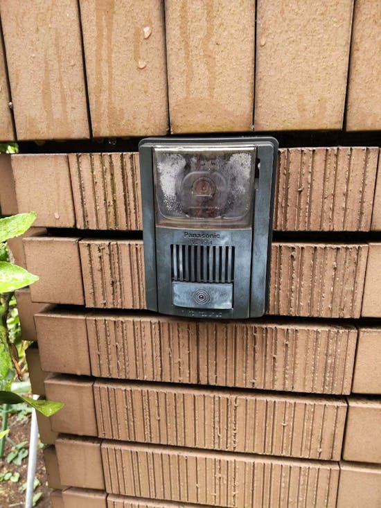 工事前　千葉県市原市のお客様のドアホン交換工事