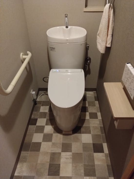 工事後　西宮市のお客様のトイレ工事