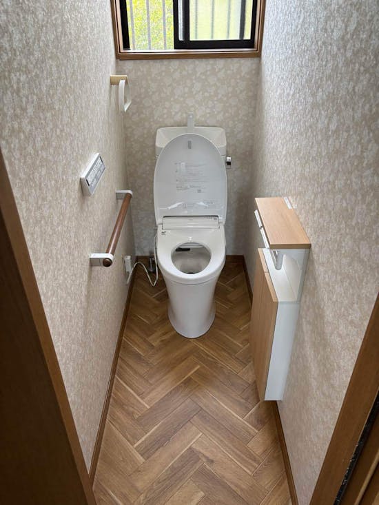 工事後　茨城県筑西市のお客様のトイレ交換工事＋内装パック