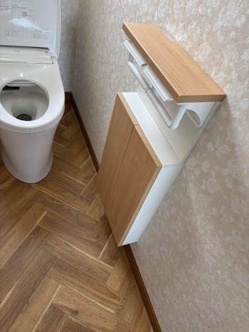 茨城県筑西市のお客様のトイレ交換工事＋内装パック　具体的な工事内容1