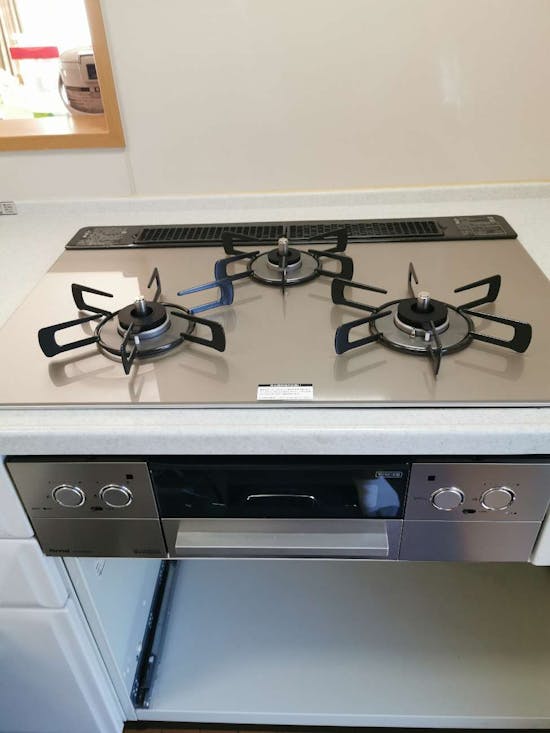 工事後 神奈川県横浜市のお客様のビルトインコンロ交換工事