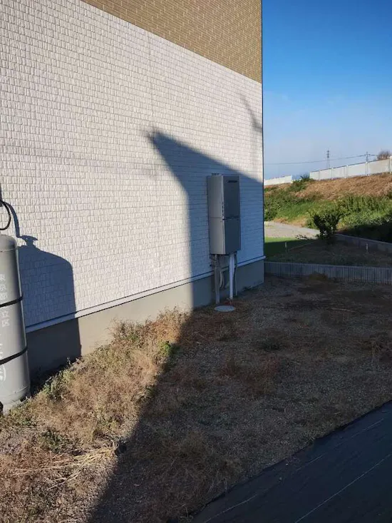 工事前　群馬県前橋市のお客様の物置設置工事