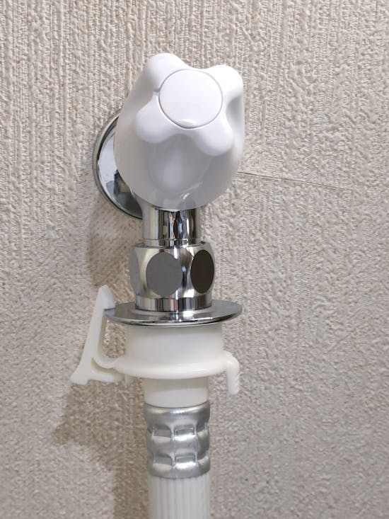 工事後　坂戸市のお客様の洗面所水栓交換工事