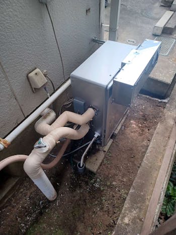 東京都八王子市のお客様のガス給湯器工事　具体的な工事内容1