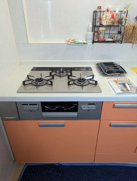 工事後　三重県桑名市のお客様のビルトインコンロ交換工事