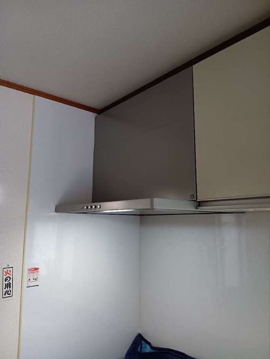 工事後　東京都八王子市のお客様の換気扇＆レンジフード交換工事