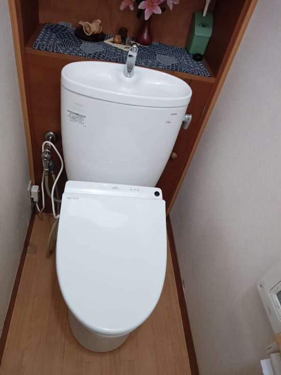 工事前　東京都青梅市のお客様のトイレ交換工事