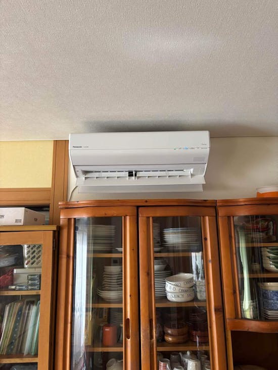 工事前　三重県員弁郡のお客様のエアコン交換工事