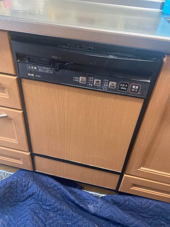 工事前　群馬県高崎市のお客様のビルトイン食洗機交換工事