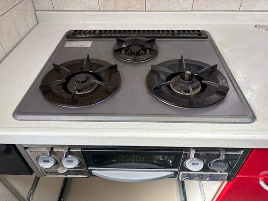 工事前　神奈川県大和市のお客様のビルトインコンロ交換工事