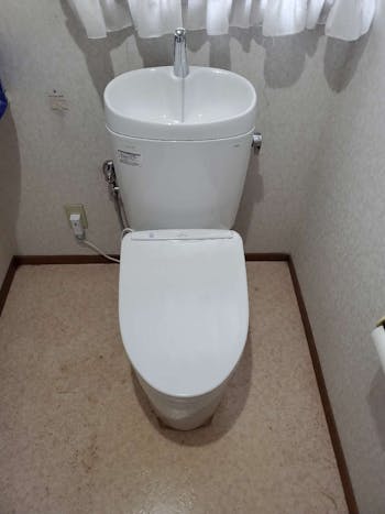 栃木県芳賀郡芳賀町のお客様のトイレ交換工事